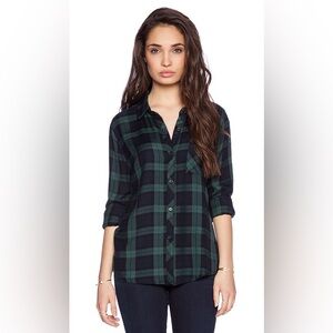 Rails Plaid Shirt in Hunter Green & Navy